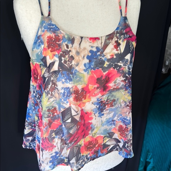 Floral Multicolor Women's Top - Picture 4 of 6